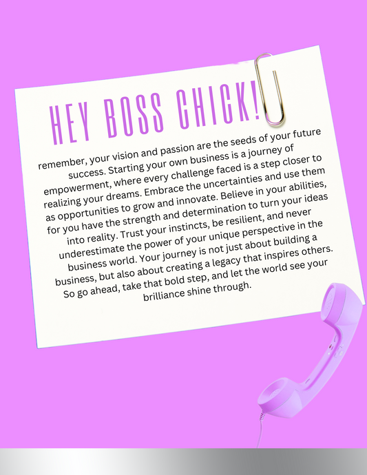 Boss Chick Lets Talk Business