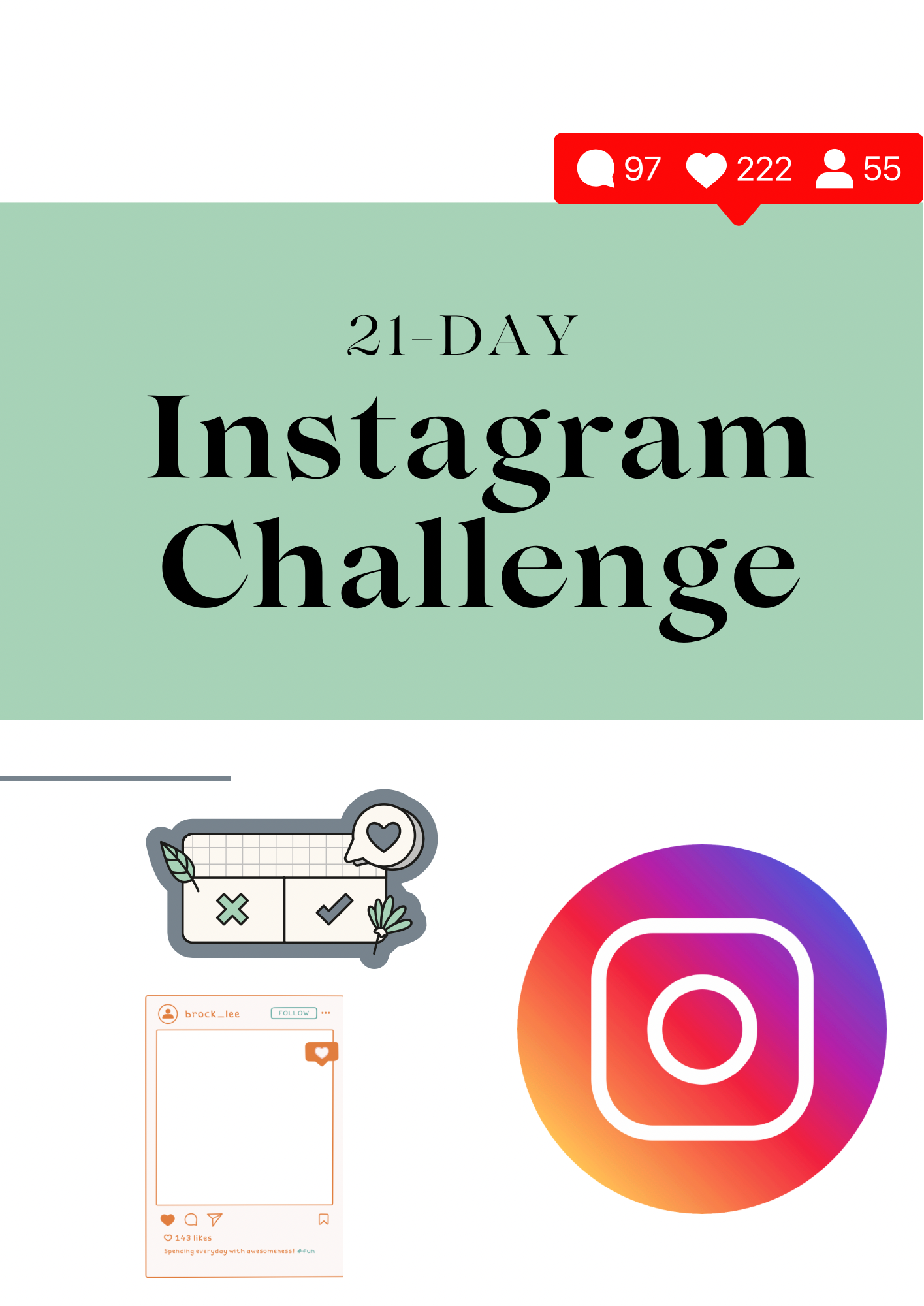 Instagram social media influencer kit/bundle