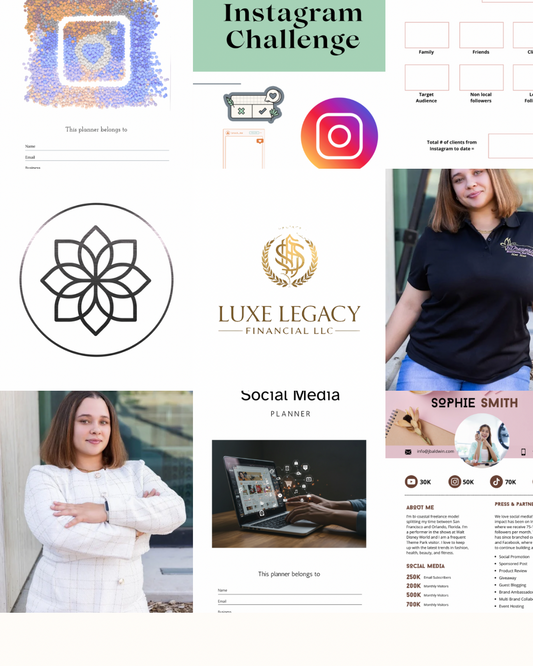 Instagram social media influencer kit/bundle