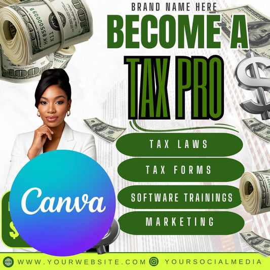 Green Tax Prep Flyer Bundle