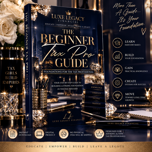 The Beginner Tax Pro Guide | Foundations for the Tax Professional