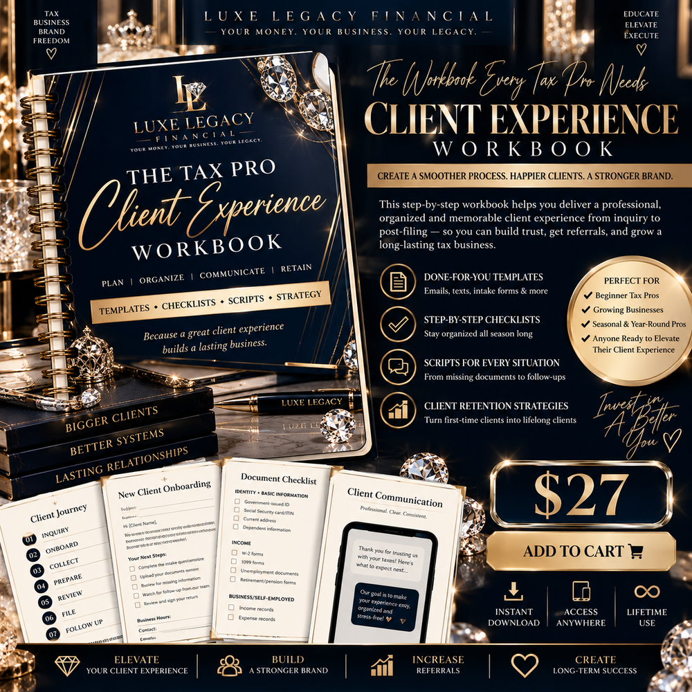The Tax Pro Client Experience Kit